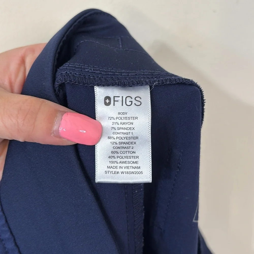 FIGS Zamora Jogger Scrub Pants Navy Size XS - Picture 9 of 9